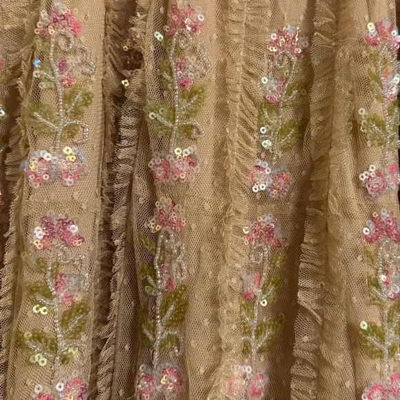 Mac Duggal Blush Floral Mini Dress - Picture 6 of 11